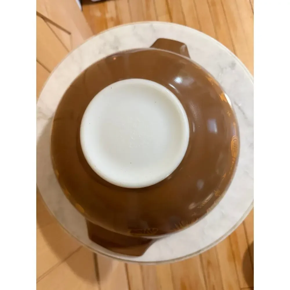 Vintage Pyrex Set of 3 Early American Cinderella Nesting Bowls